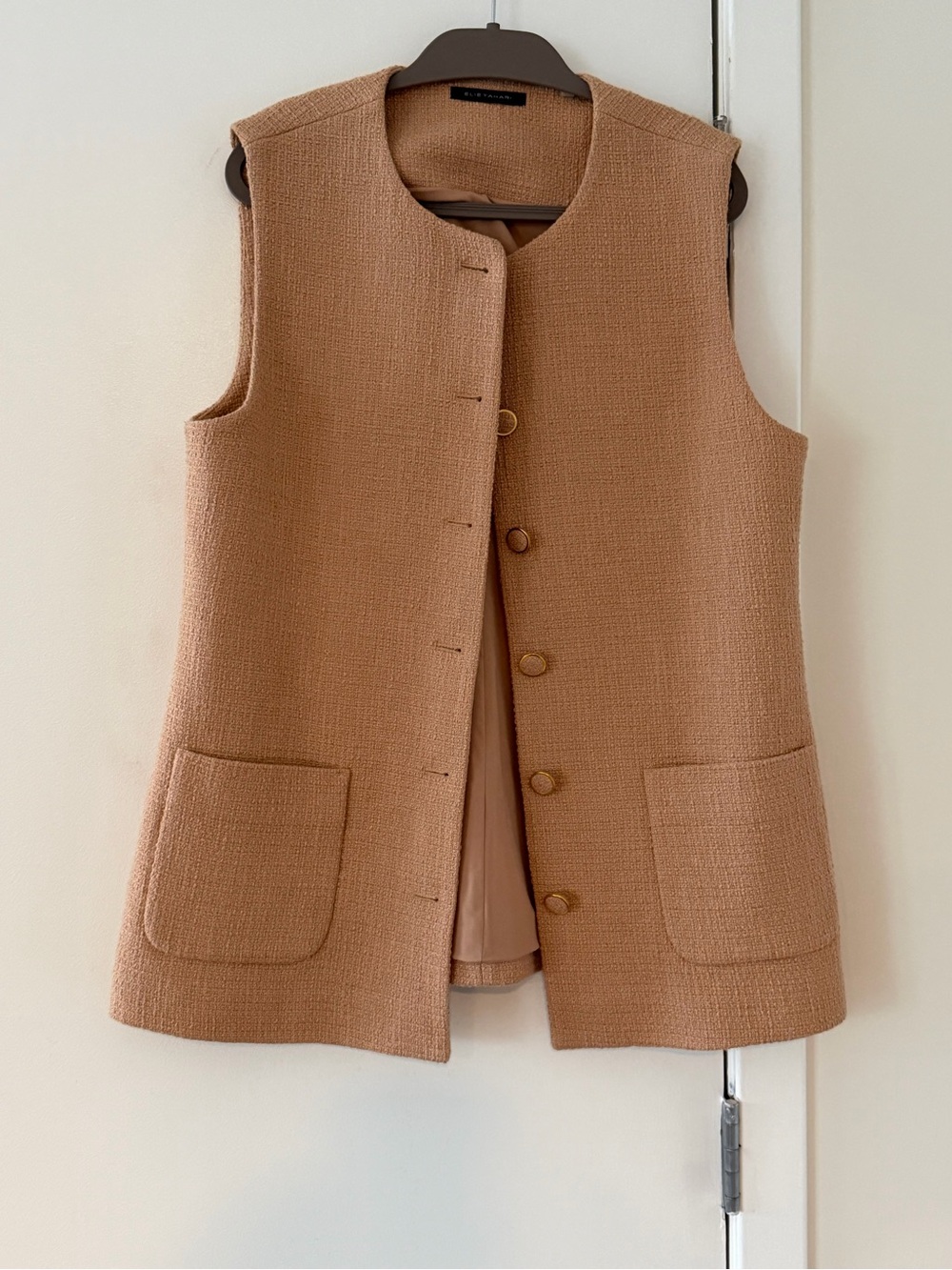 Elite Tahari Brown Vest
